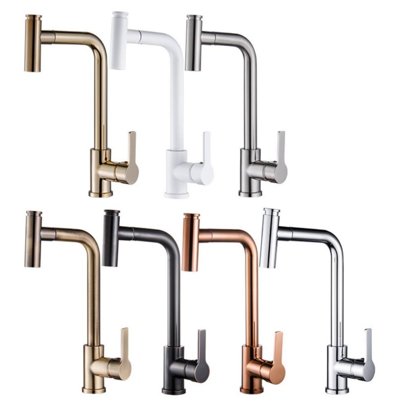 Modern Single Handle Bathroom Faucet with NSF61 Certification
