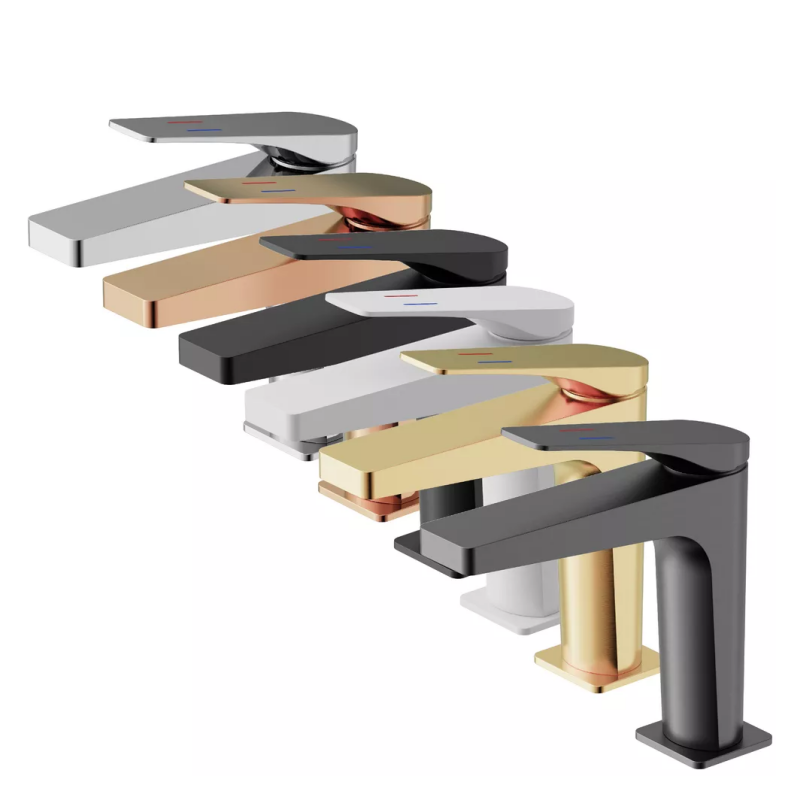 Elegant Modern Square Basin Faucet for Hotels and Salons