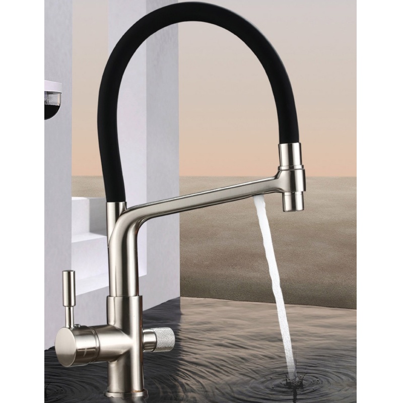Premium Brass Deck Mounted Bathroom Basin Faucet with Single Handle