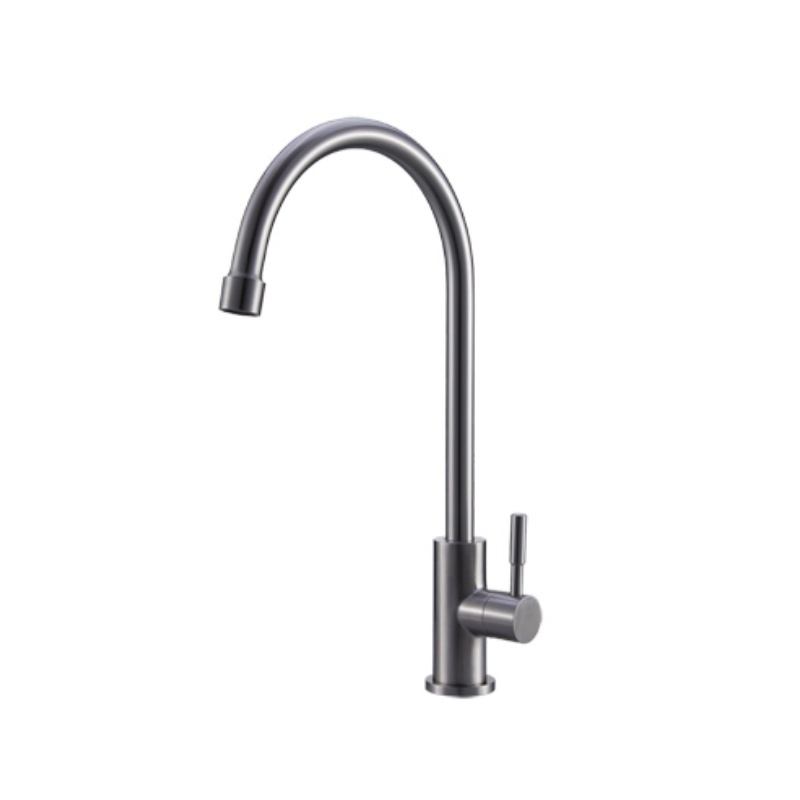 Kitchen Sink 304 Stainless Steel Two Water Modes Faucet
