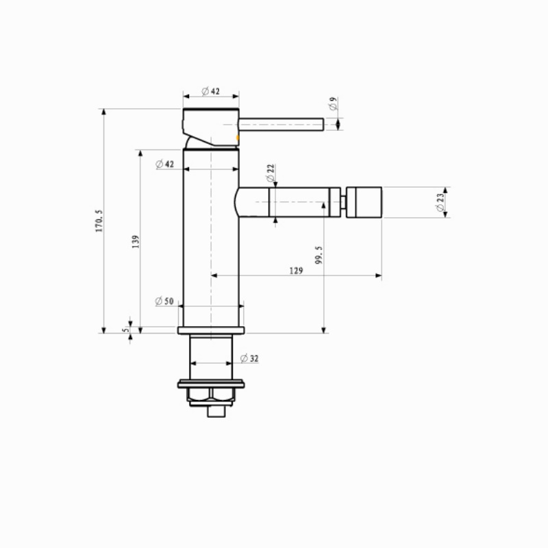 Two Water Output Modes 304 Stainless Steel Sink Faucet