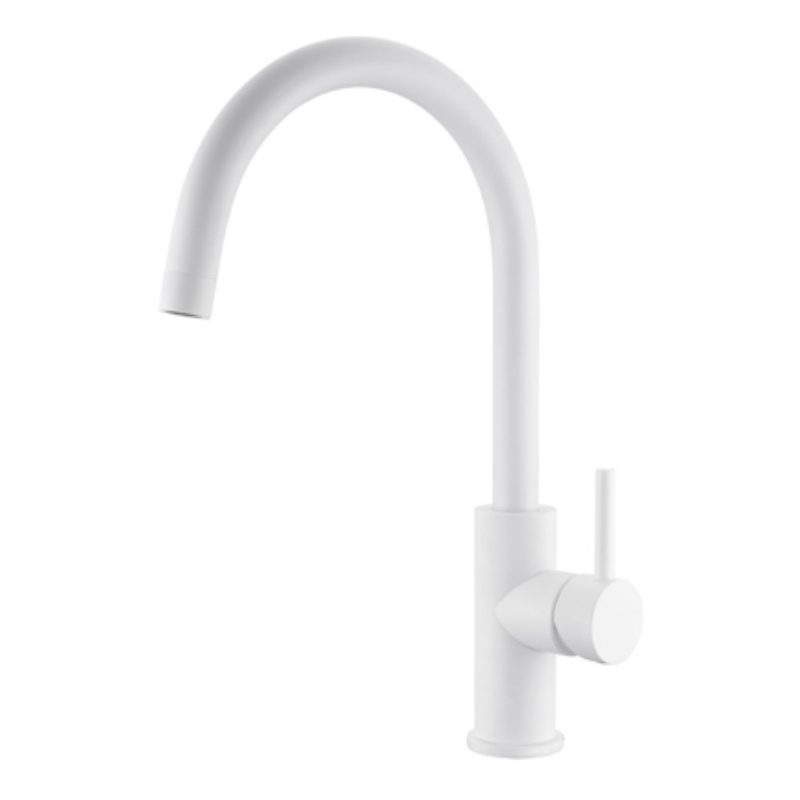 Brushed Gold Spring Stainless Steel Strip Pull-out Function Kitchen Sink Faucet