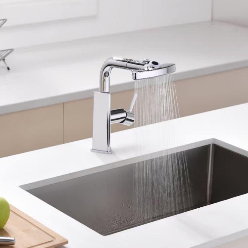 Premium Luxurious Bathroom Stylish Brass Basin Mixer Faucet