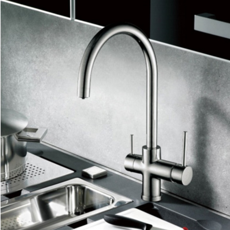 Two Water Output Modes 304 Stainless Steel Sink Faucet