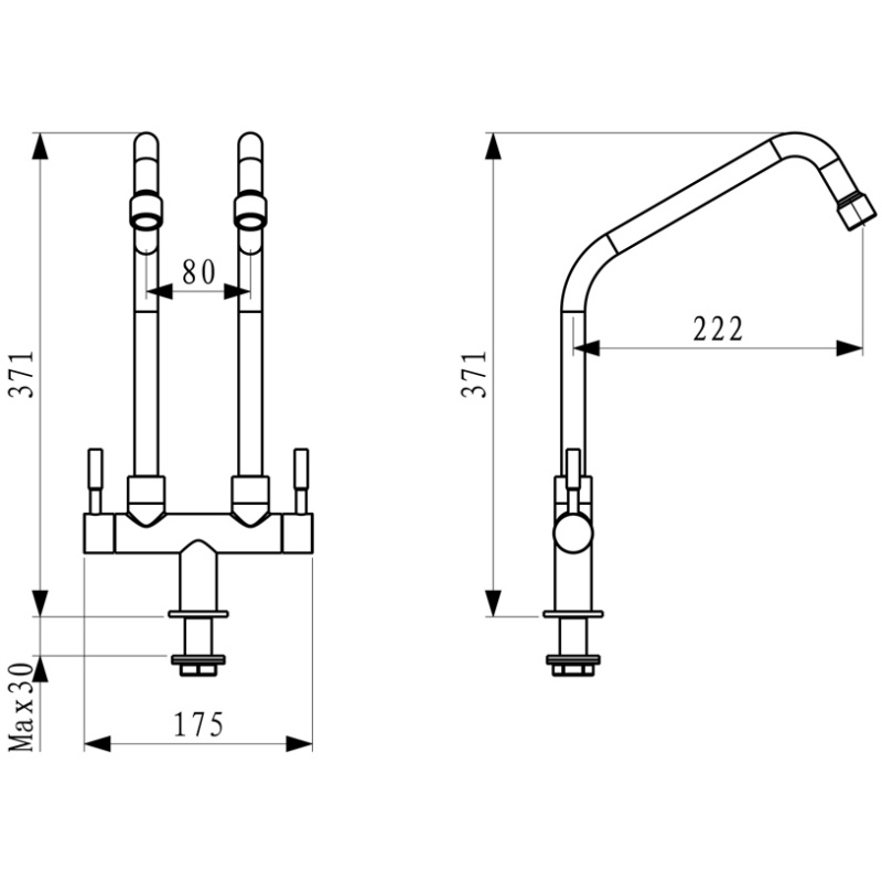 Sleek Dual-Mode Stainless Steel Kitchen Faucet for Modern Homes