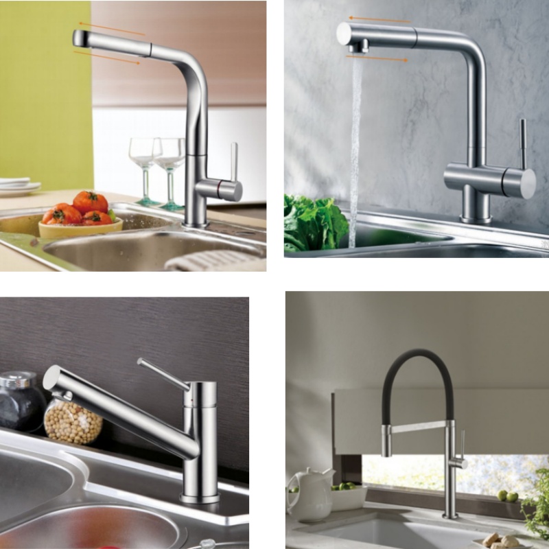 Premium Lead-Free Stainless Steel Kitchen Faucet for Modern Homes