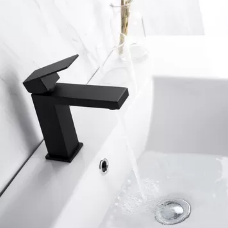 Modern Single Handle Chrome Brass Faucet for Wash Basin