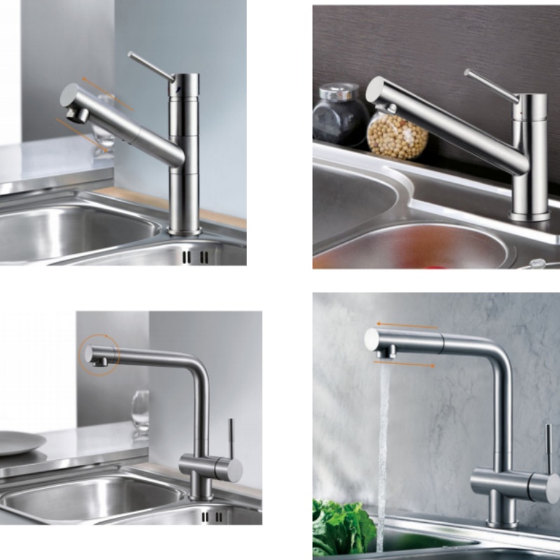 304 Stainless Steel Kitchen Faucet - Cupc Certified Lead-Free Model