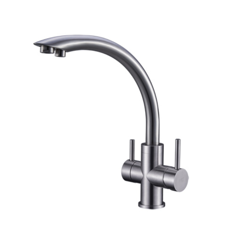 Household Kitchen 304 Stainless Steel Lead-Free Sink Faucet