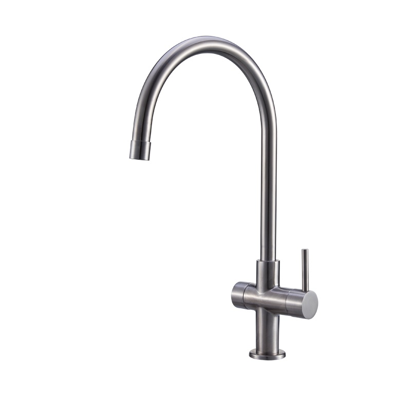 Timeless Stainless Steel Pull-out Kitchen Faucet for Modern Homes