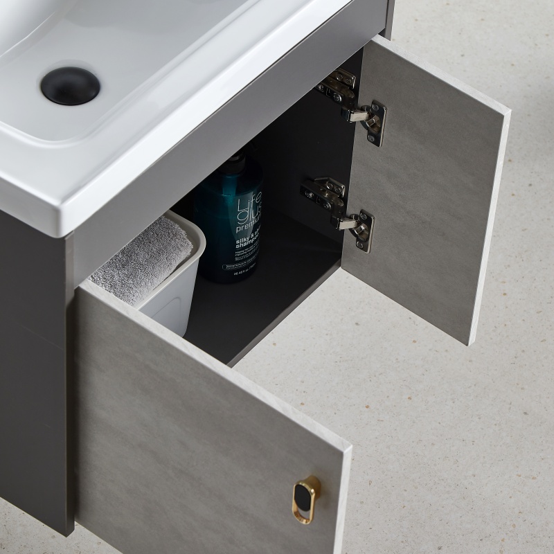American Style Large Capacity Independent Bathroom Cabinet Set with Washbasin