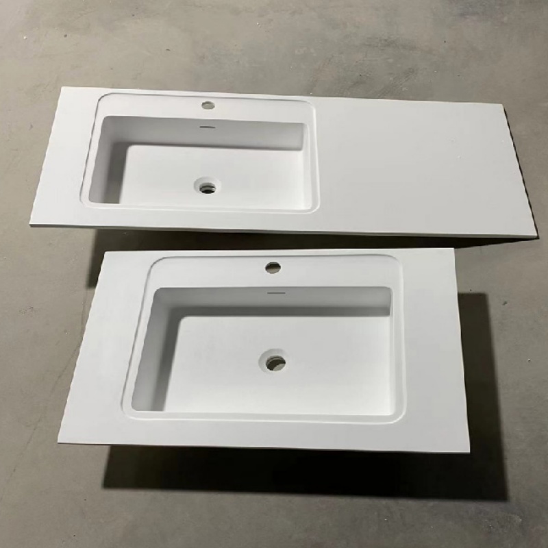 Hotel Solid Wooden Wall Mounted Custom Bathroom Vanity Mirror Cabinet