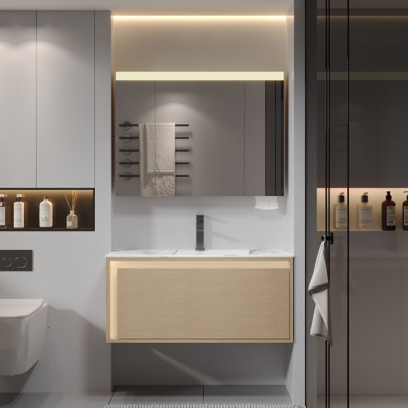 Premium Stainless Steel Bathroom Cabinet for Modern Home Interiors