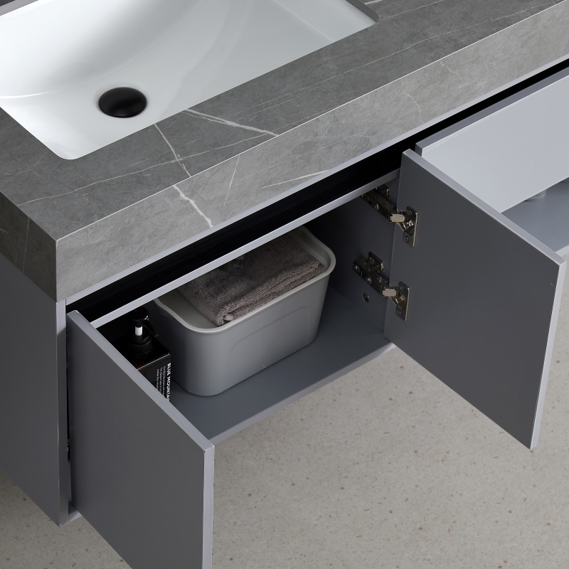Floor Standing Australia PVC Cabinet Luxury Bathroom Cabinet Furniture