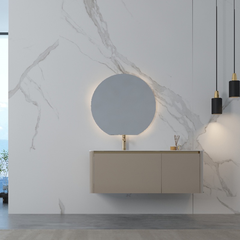 Factory Directly Modern Freestanding Custom Solid Wooden Bathroom Vanity Cabinet