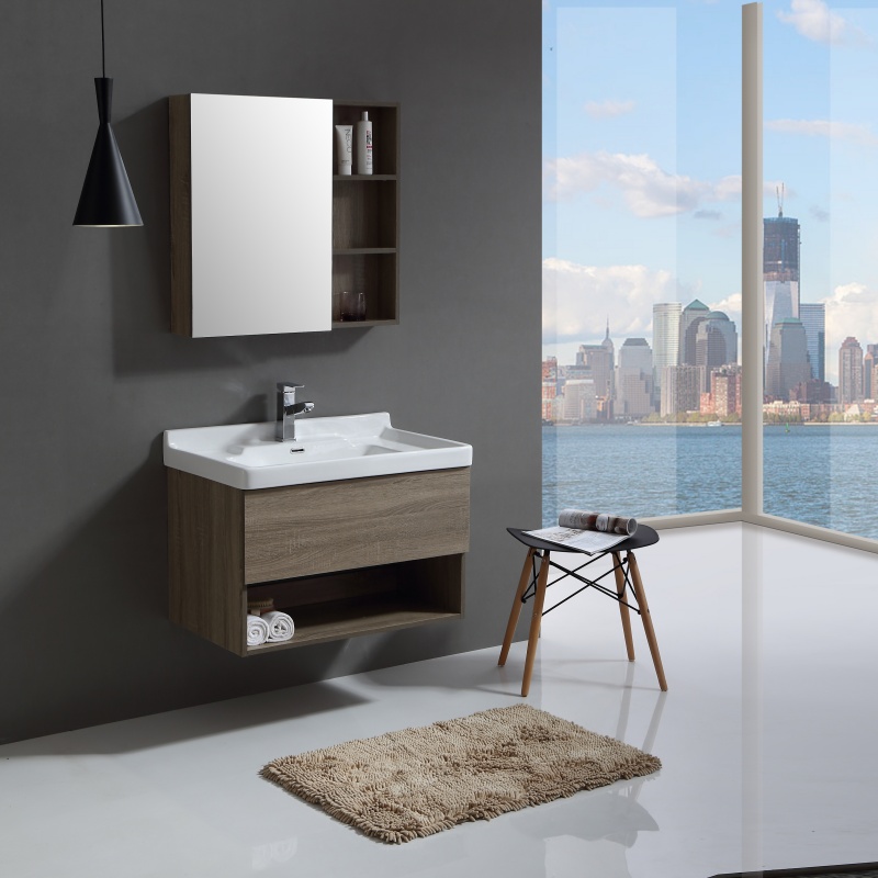 High Quality New Design Wall Mounted Vanity Bathroom Cabinet with Sink