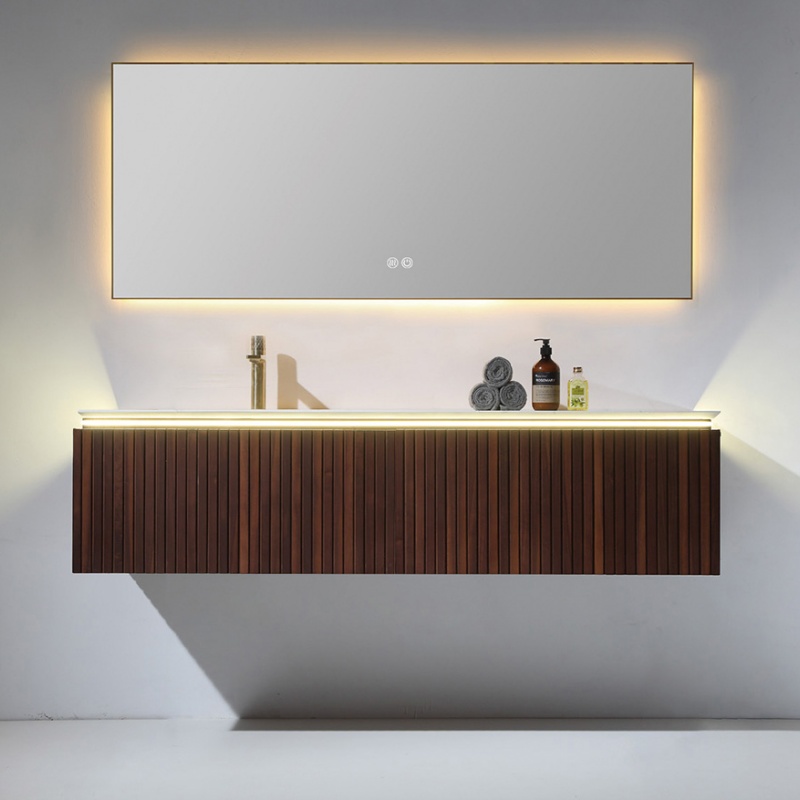 Hole Countertop Modern Bathroom Cabinet Bathroom Vanity Furniture