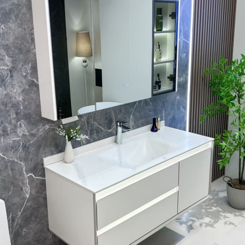 MDF Bathroom Cabinet Hangzhou Spremium Bathroom Cabinet with Sink