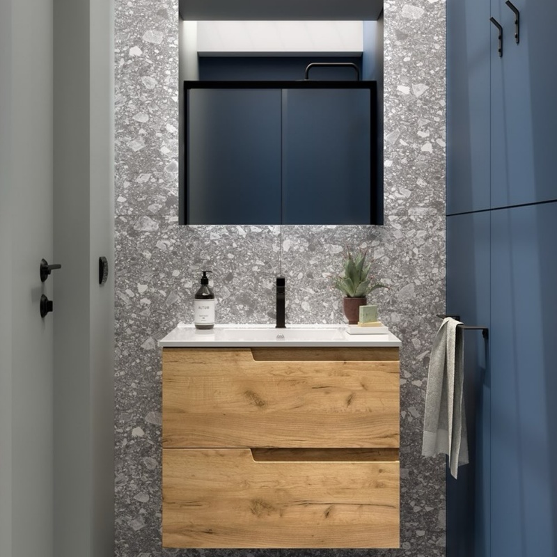 600mm Free Standing Australian Standard MDF Bathroom Vanity