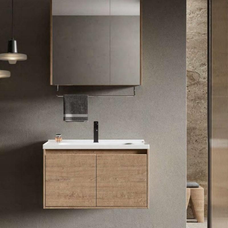 Bathroom Vanity Wood and Plywood 60 Inch Solid Wood Bathroom Vanity