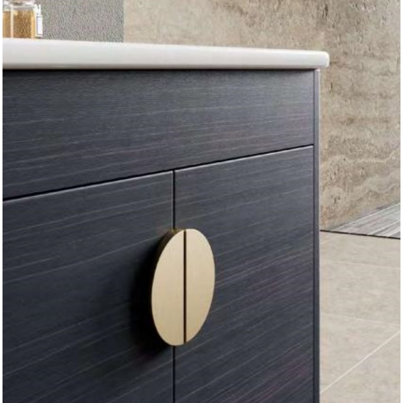 Home Use Floor Mounted Plywood Bathroom Vanity