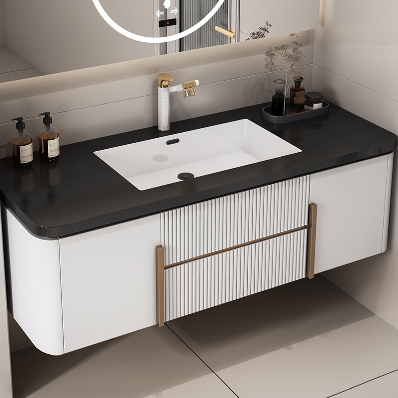 Hot Selling Cheap Price Plywood Small Bathroom Vanity with Mirror