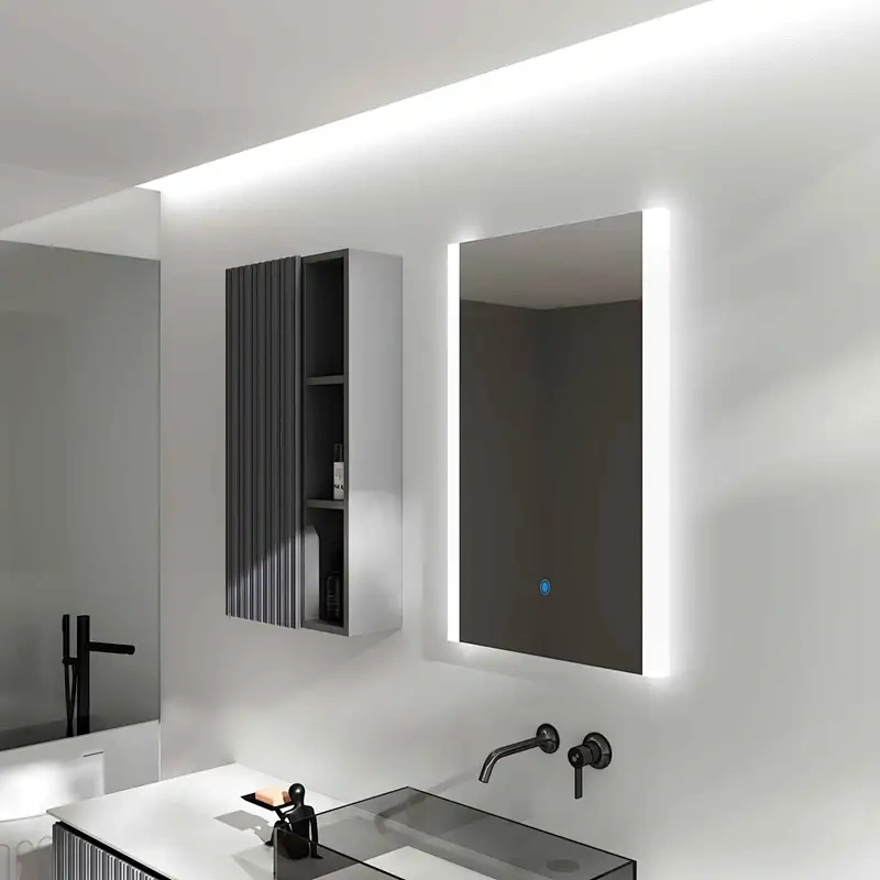 Modern MDF Rectangle Shape Bathroom Vanity