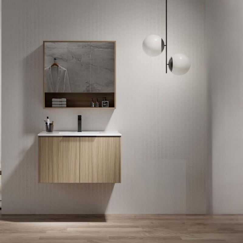 1000mm Sanitary Ware Chinese PVC Bathroom Vanity Wall Mounted Bathroom Cabinet