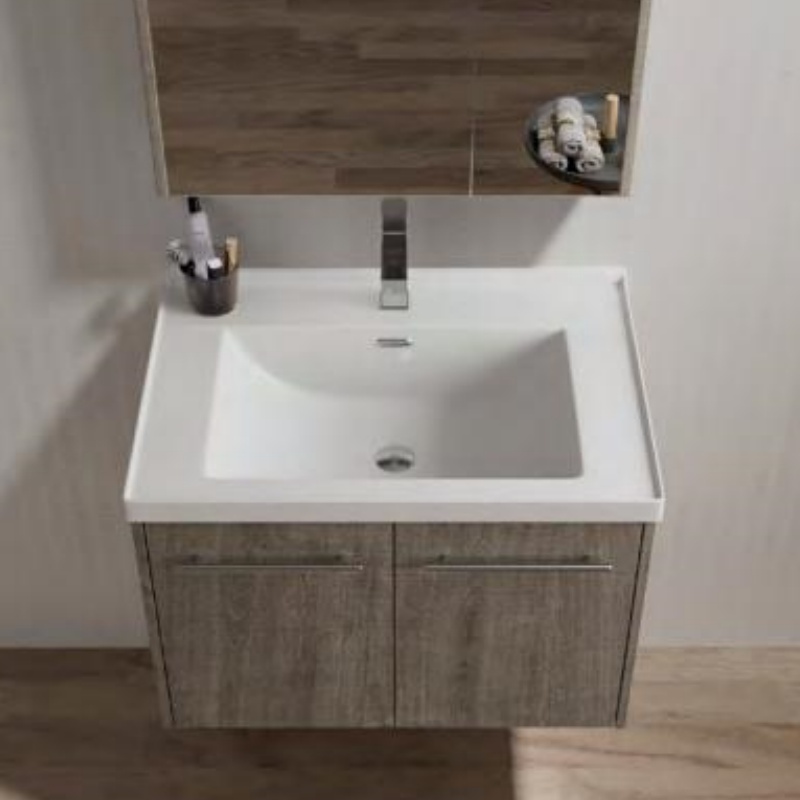 Luxury Classic Plywood Solid Wood Bathroom Cabinet Single Sink Bathroom Vanity