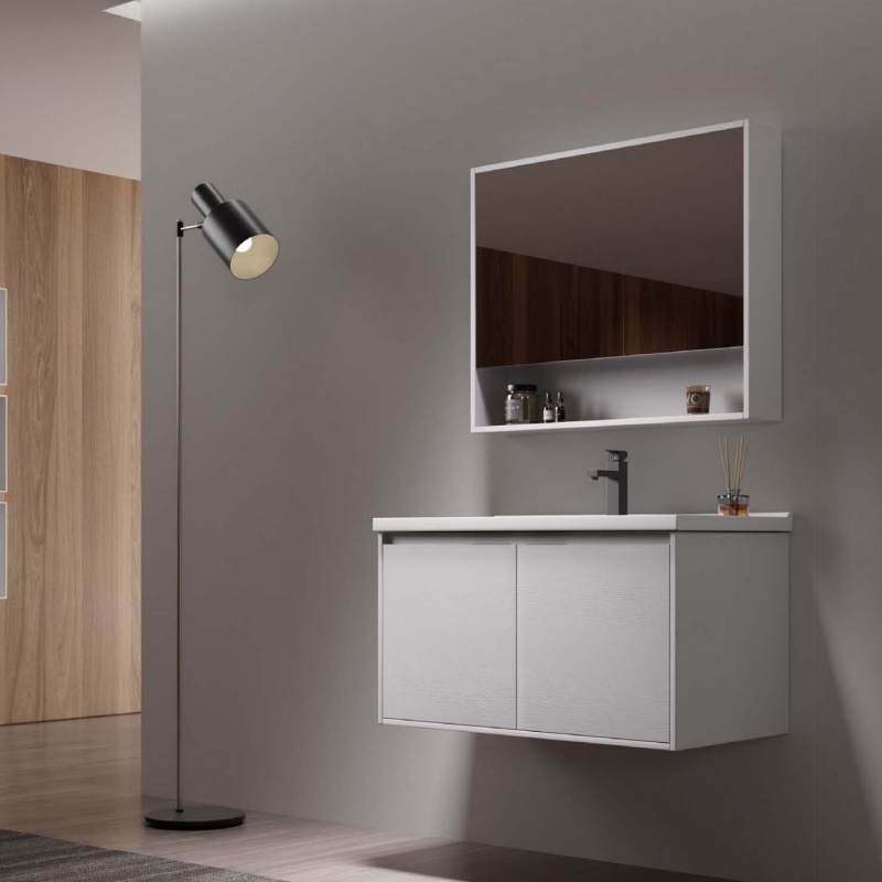 Hot New Luxury Style Cabinet Washbasin Solid Wood Double Basin Bathroom Vanity