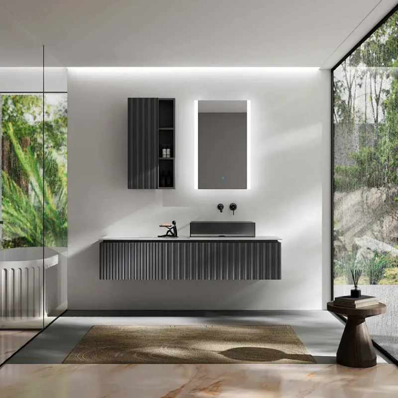 High Quality Classic Vanities Luxury Double Sink Vanity MDF Bathroom Cabinet