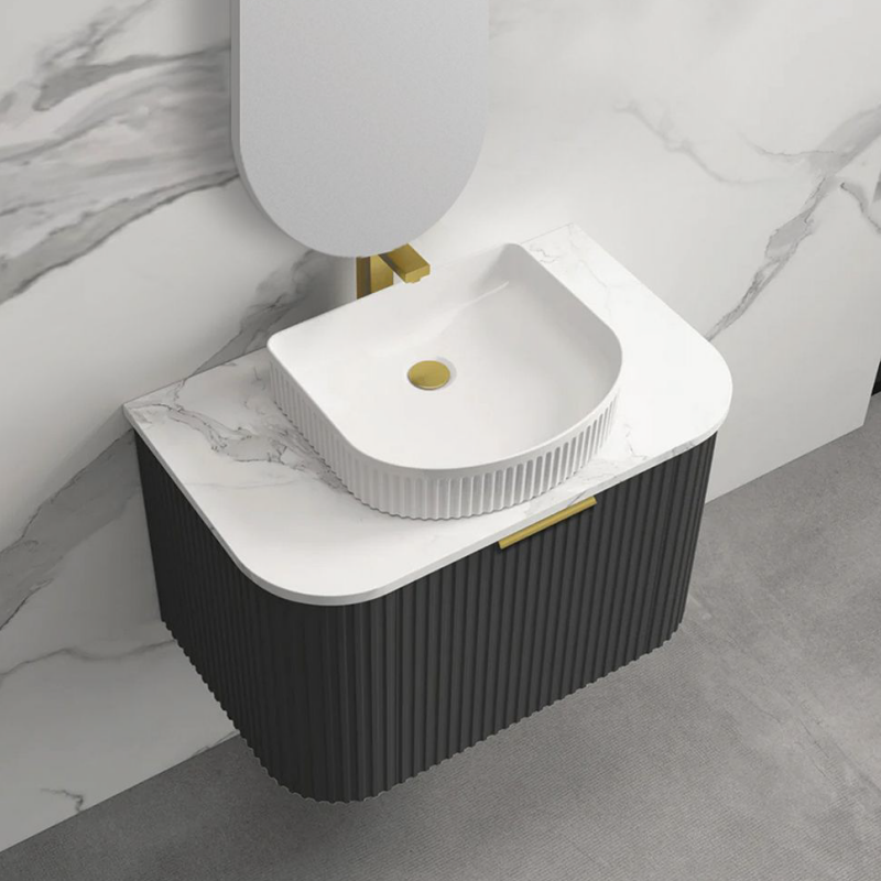 Furniture Wall Mounted Plywood Material Bathroom Cabinet Good Quality