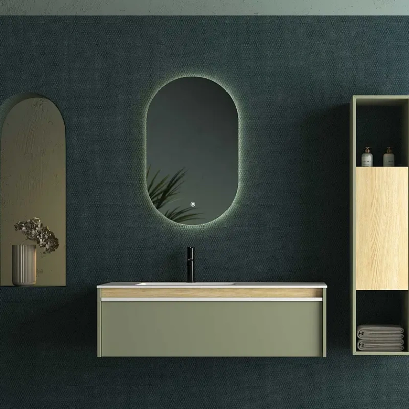 High Quality Custom MDF Paint Bathroom Furniture Vanity From Factory