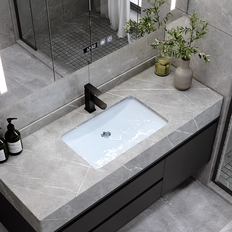 Popular Design Customized Cheap Hotel Bath Vanity Plywood Bathroom Cabinet
