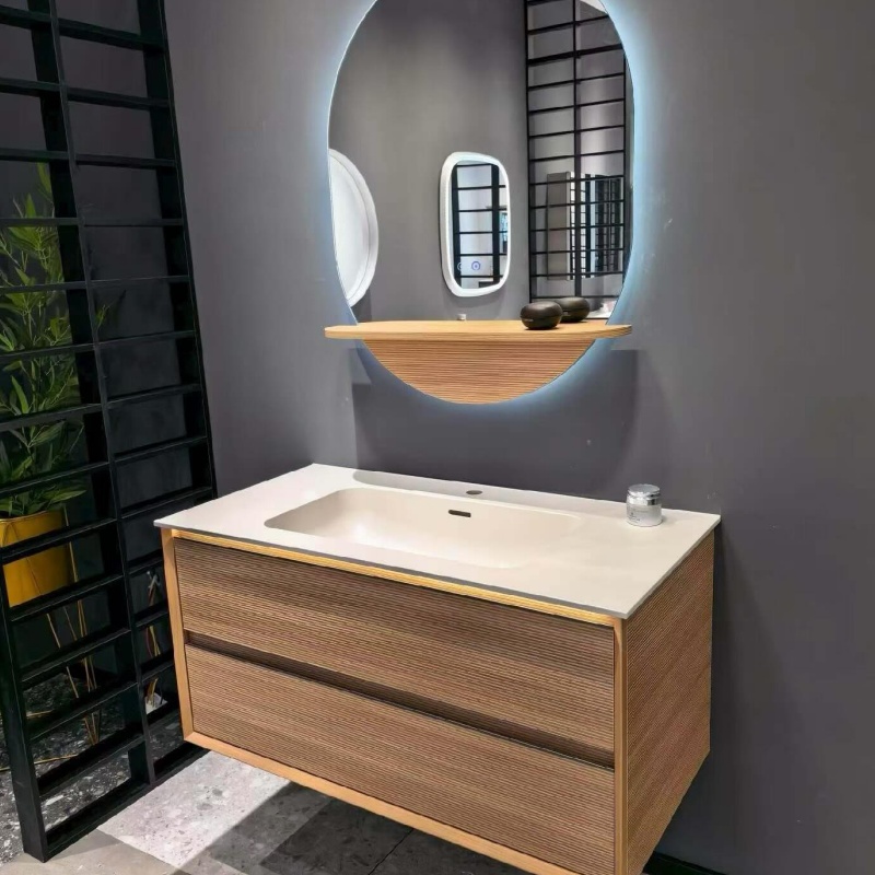 Environmentally E1 MDF Modern Bathroom Mirror Cabinet