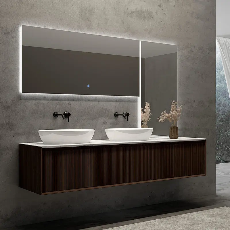 30 Inch Single Wall Mount Vanity MDF Modern Bathroom Vanity with Sink