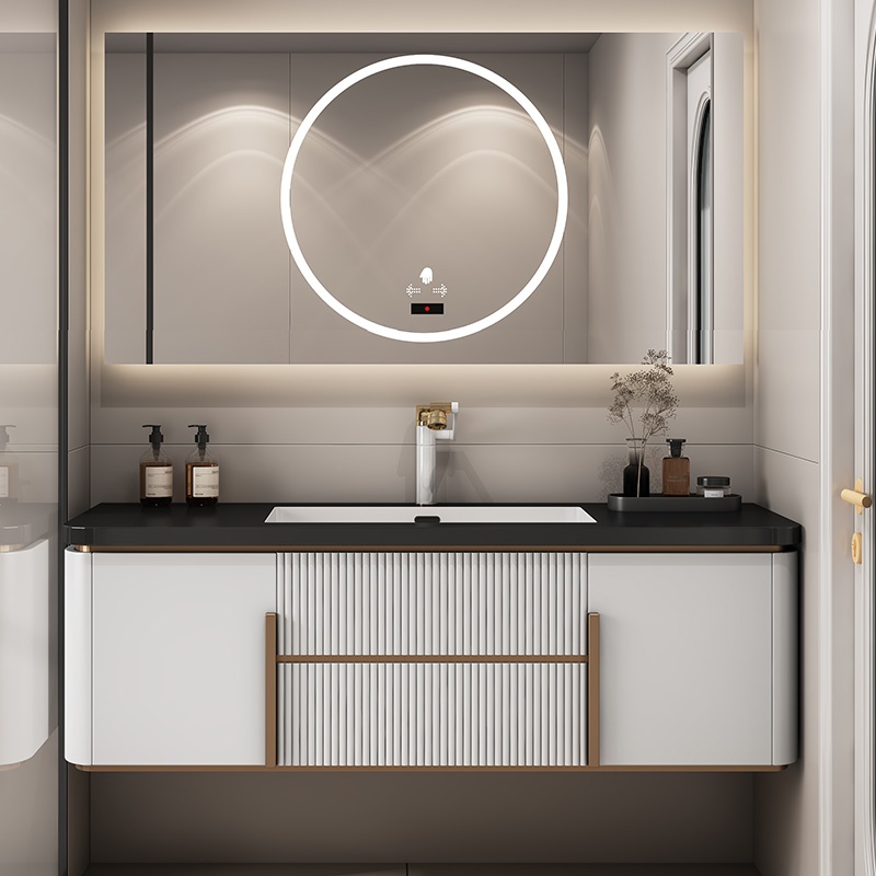 Hot Selling Cheap Price Plywood Small Bathroom Vanity with Mirror