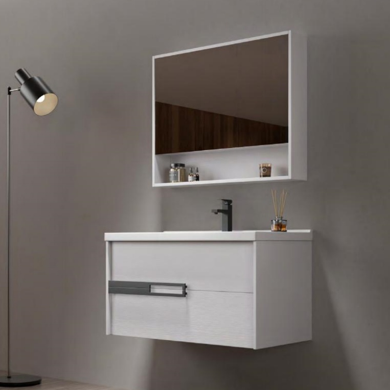 Bulk Purchases Plywood Bathroom Cabinet with LED Mirror Cabinet Bathroom Vanity