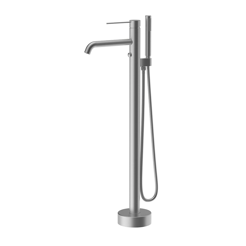 Floor Mounted Brass Bathtub Faucet Black
