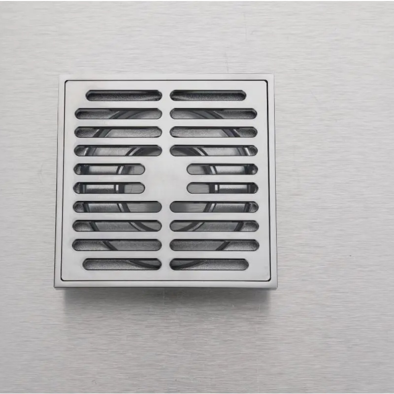 Floor Drain Triangle Stainless Steel Shower Room Insert Easy Installation