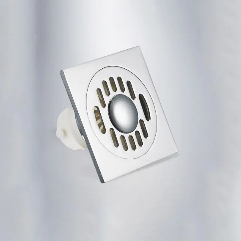 Concealed Hidden Zinc Steel Floor Drain for Tile Floor Installation