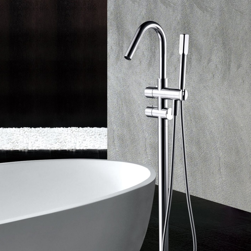 New Design Bathtub Faucet Black Shower Mixer Tap