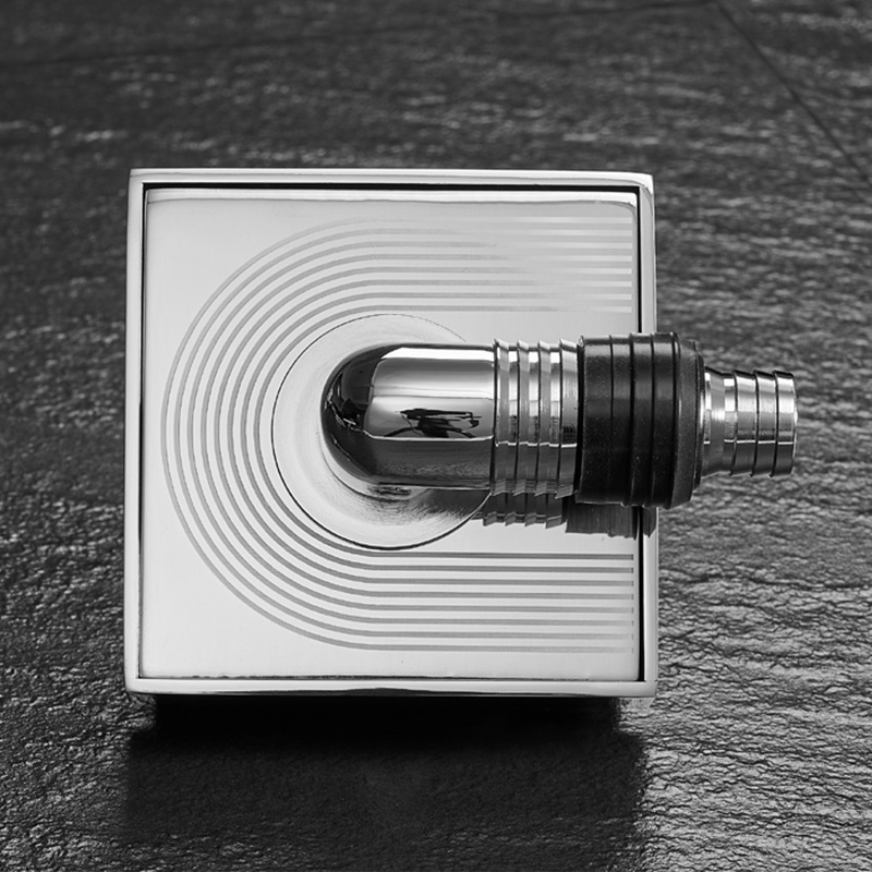 Drop in Type Zinc Steel Floor Drain for Shower Base Drain