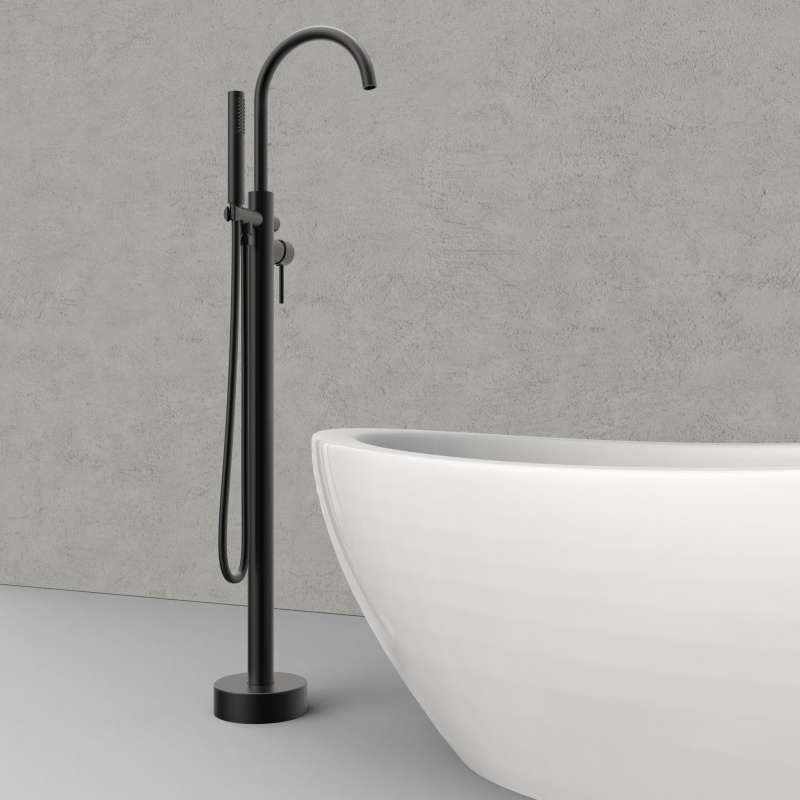 Solid Brass Square Body Walk in Tub Bathroom Bathtub Faucet