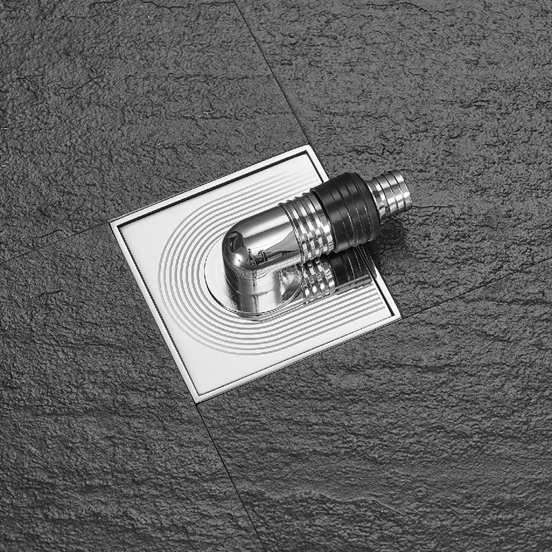 Drop in Type Zinc Steel Floor Drain for Shower Base Drain