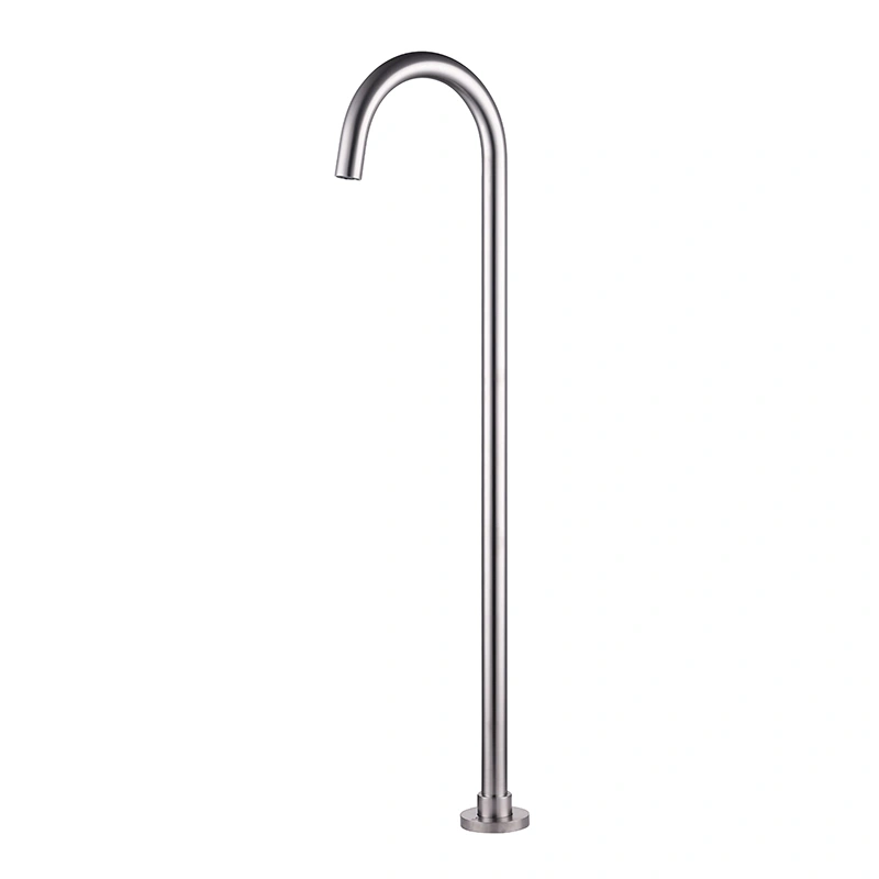 Brass Square Chrome Plated Bathtub Faucet Shower Set
