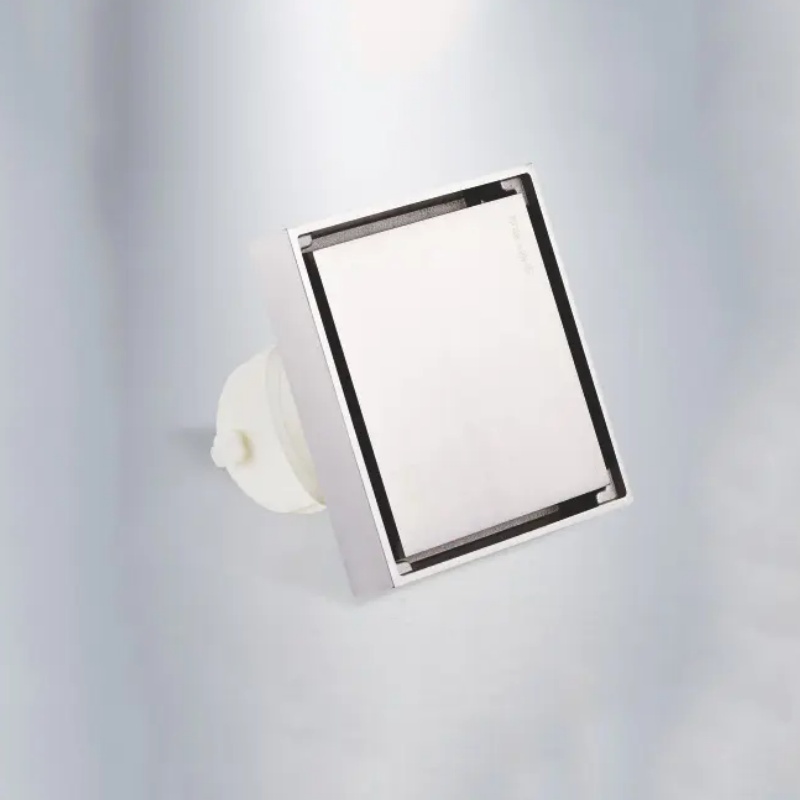 Black Ss 304 Long Linear Floor Conceal Drain Bathroom Shower Tile Insert Floor Drain