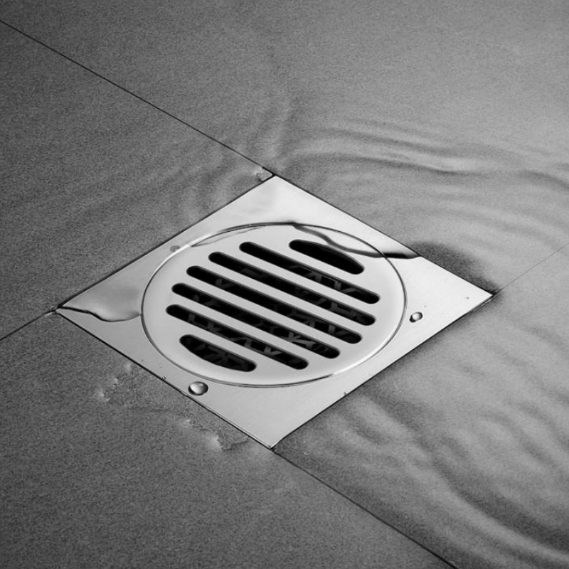 Drop in Type Zinc Steel Floor Drain for Shower Base Drain