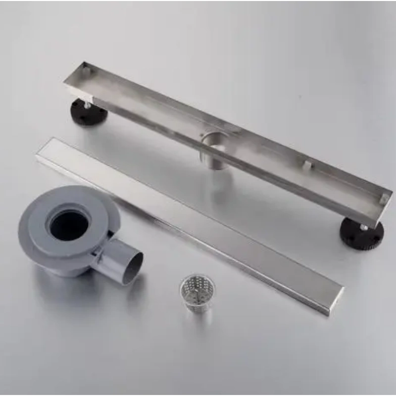 Bathroom Shower Floor Drain with Removable Tile Insert Grate Cover