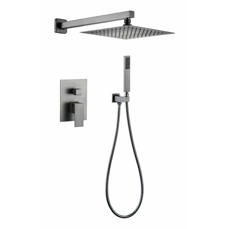 Watermark Sanitary Ware Matte Black Twin Shower Sets